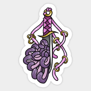 Chrysanthemum dagger Sticker